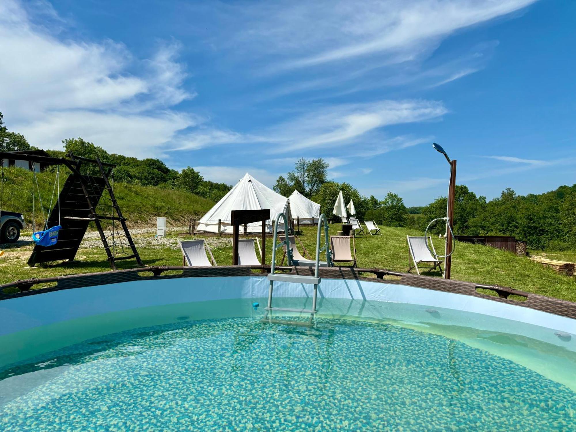Glamping Bieszczady Z Jacuzzi I Basenem Otel Solina  Dış mekan fotoğraf