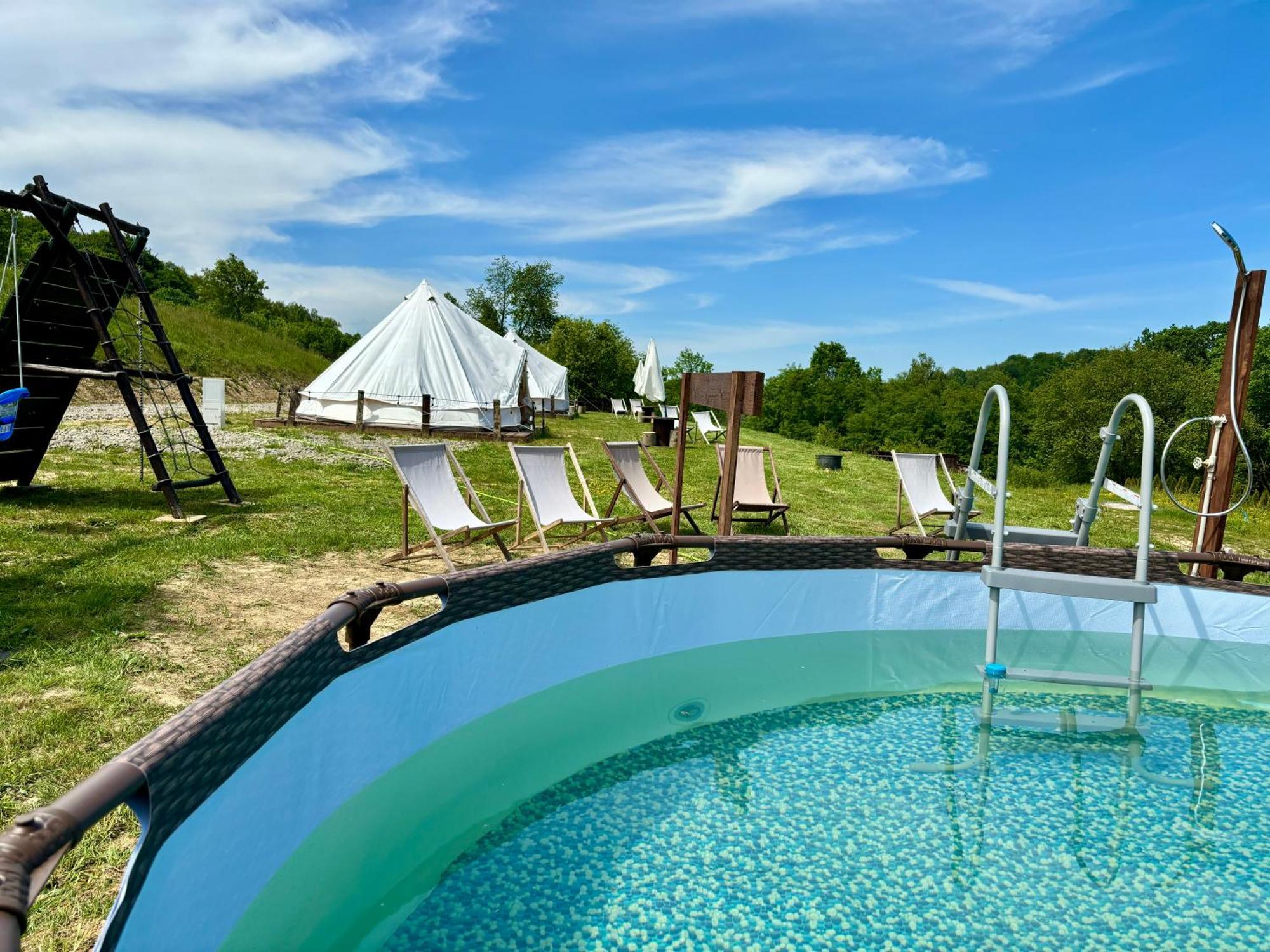Glamping Bieszczady Z Jacuzzi I Basenem Otel Solina  Dış mekan fotoğraf
