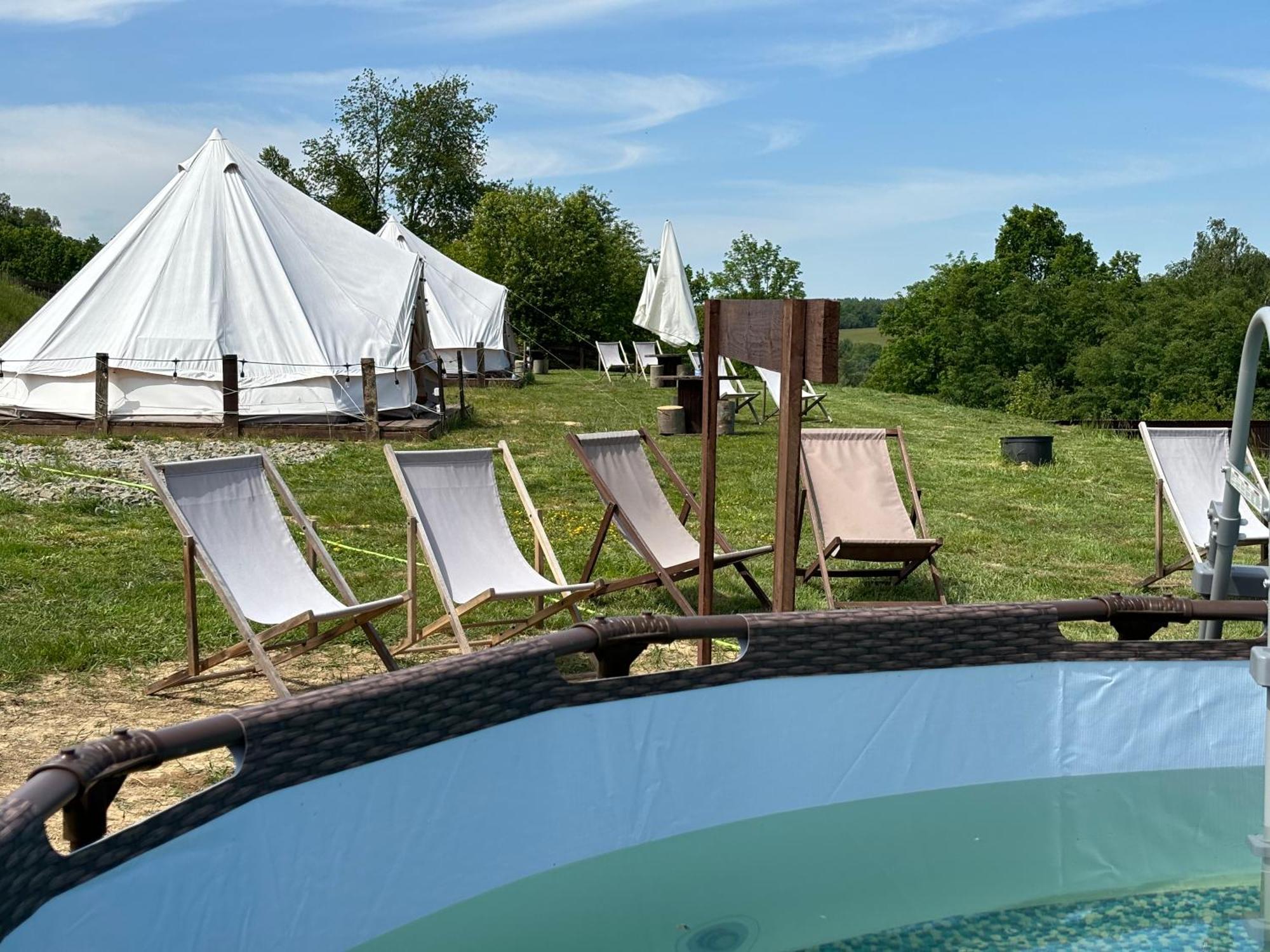 Glamping Bieszczady Z Jacuzzi I Basenem Otel Solina  Dış mekan fotoğraf
