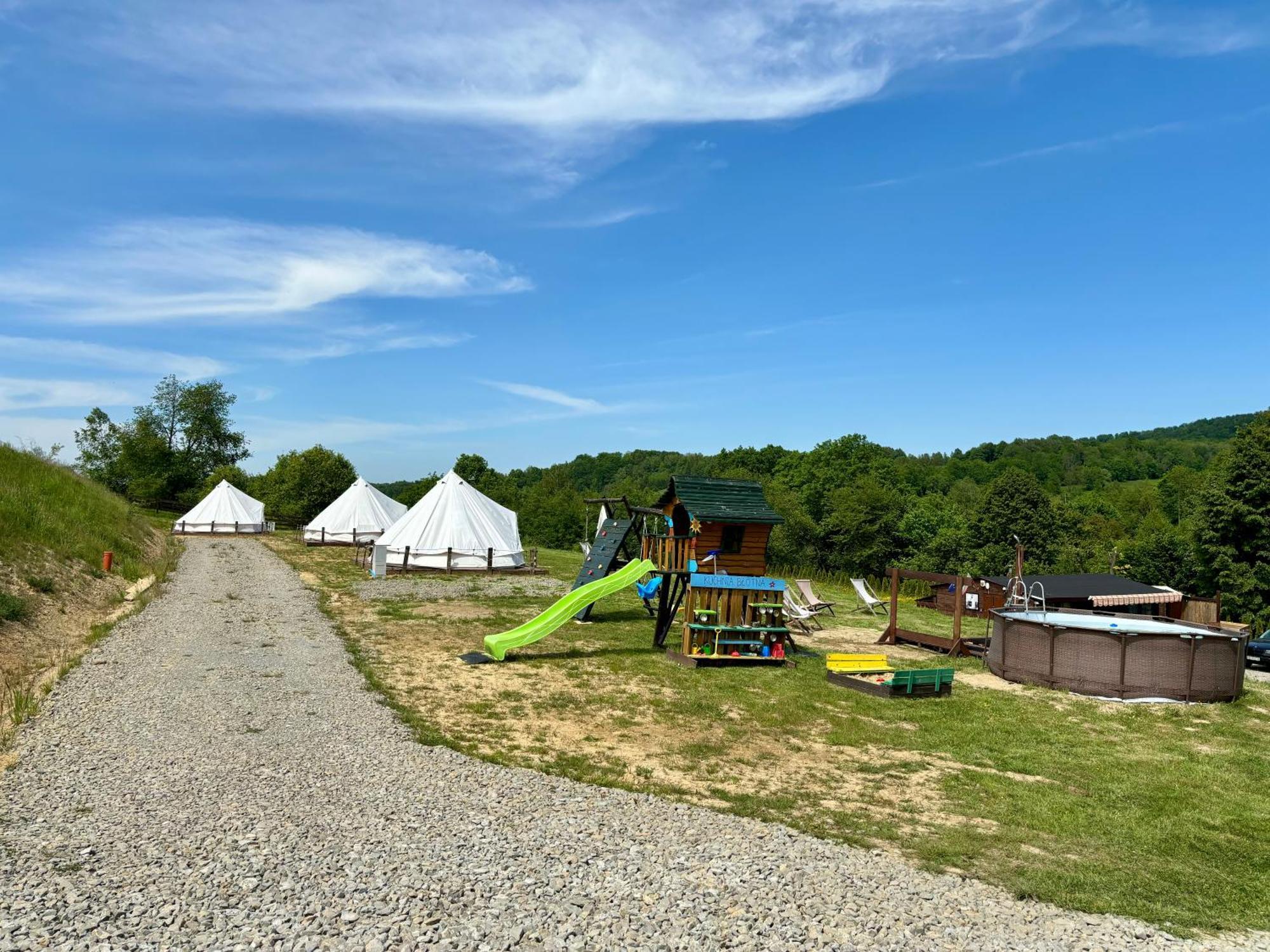 Glamping Bieszczady Z Jacuzzi I Basenem Otel Solina  Dış mekan fotoğraf