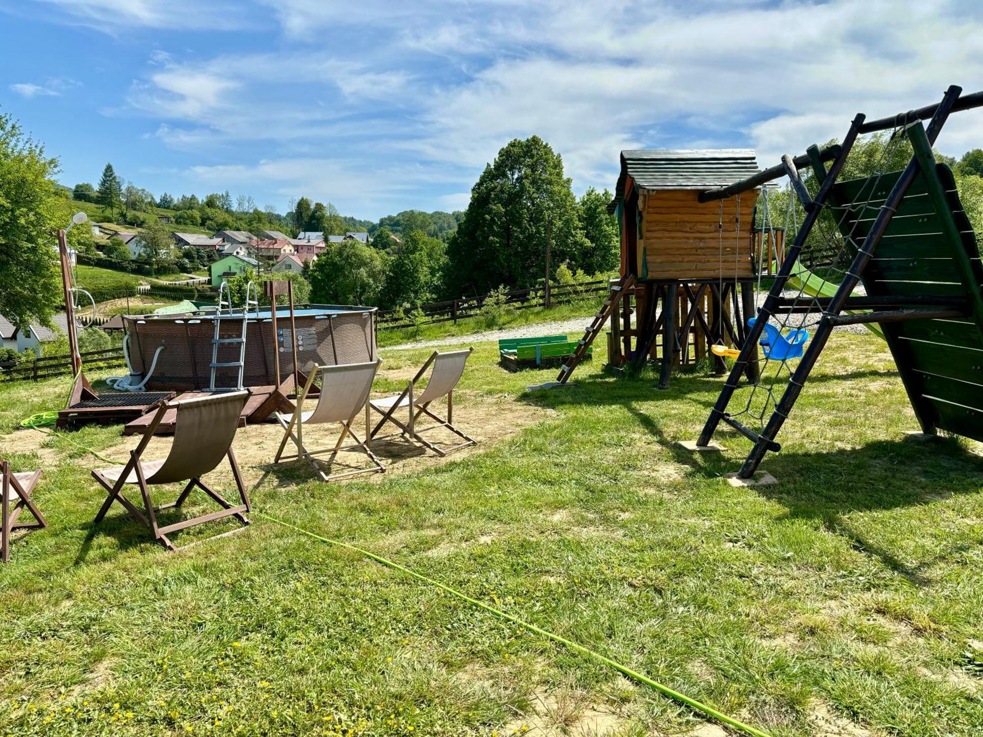 Glamping Bieszczady Z Jacuzzi I Basenem Otel Solina  Dış mekan fotoğraf